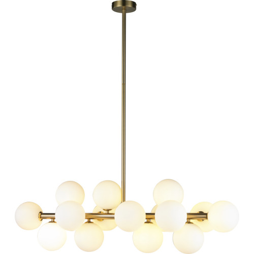 Потолочная люстра на штанге Golden 8516P/L BR-WH