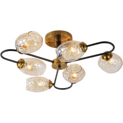 Потолочная люстра на штанге Rivoli Moonless 3126-306