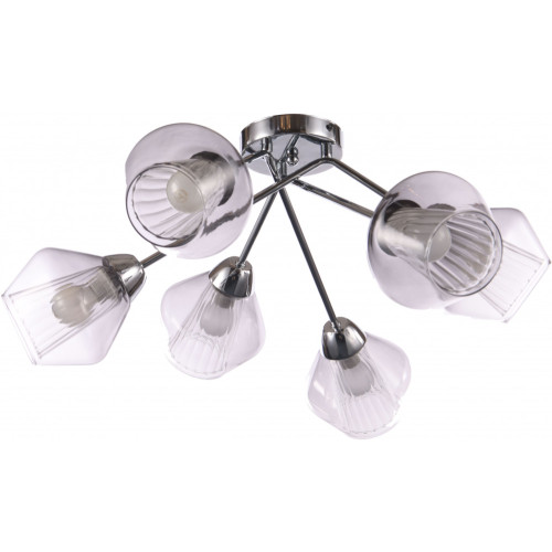 Люстра потолочная Campanula 674/6PL E27*60W Chrome