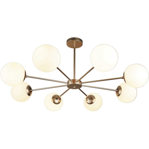 Потолочная люстра на штанге Escada Ethereal 2110/8P Gold E14*40W Champangne gold