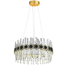 Подвесная люстра светодиодная хрустальная LED LAMPS 81321