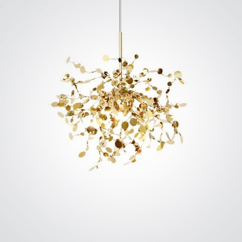 Подвесная люстра светодиодная Tezani Argent Suspension Pendant lamp 40 Gold