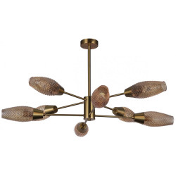 Потолочная люстра на штанге Desire 10165/8PL E14*60W Copper