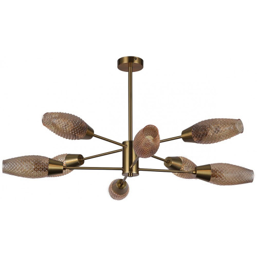Потолочная люстра на штанге Desire 10165/8PL E14*60W Copper