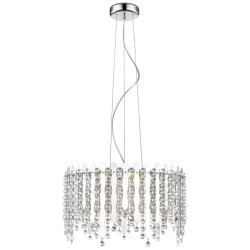Подвесная люстра хрустальная светодиодная 5931-5PL3LED