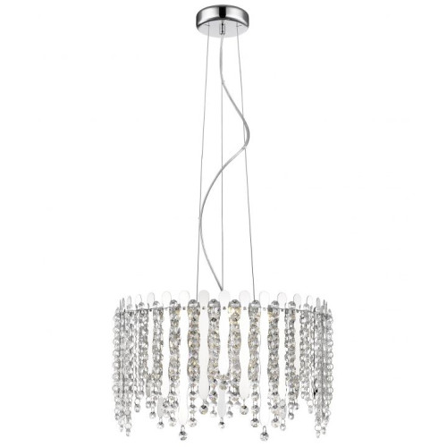 Подвесная люстра хрустальная светодиодная 5931-5PL3LED