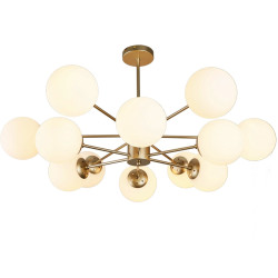 Потолочная люстра на штанге Escada Ethereal 2110/12P Gold E14*40W Champangne gold