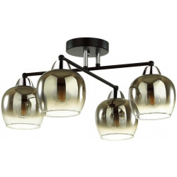 Люстра потолочная Desiree 5224/4C черный, хром E27 4*60W