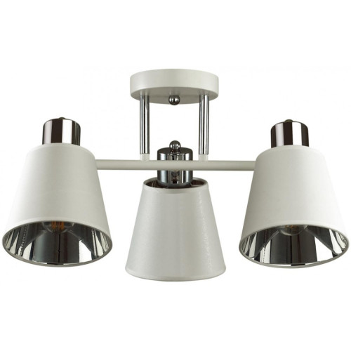Потолочная люстра на штанге Gretchen 5219/3C белый, хром E14 3*40W