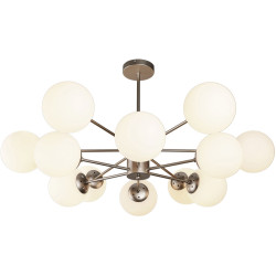 Потолочная люстра на штанге Escada Ethereal 2110/12P Nickel E14*40W Satin nickel