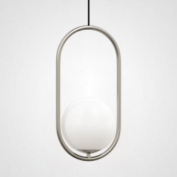 Подвесной светильник Matthew McCormick hoop 40 Silver MILA Pendant