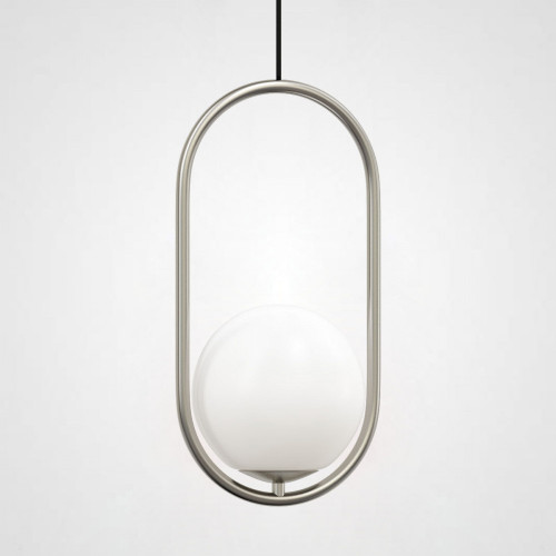Подвесной светильник Matthew McCormick hoop 40 Silver MILA Pendant