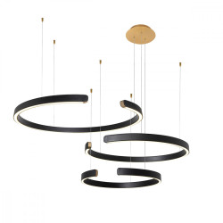 Подвесной светильник светодиодный Ring 10025/3 Black