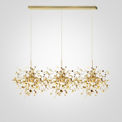 Подвесной светильник светодиодный Tezani Argent Suspension Linear Gold 3 L110
