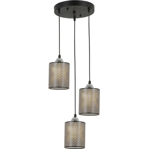 Подвесной светильник MD.6146-3-P BK+CH