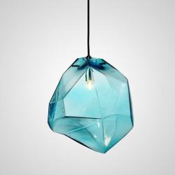 Подвесной светильник Color Ice Cube Pendant JEVIO 1 Голубой