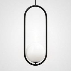 Подвесной светильник Matthew McCormick hoop 50 Black MILA Pendant