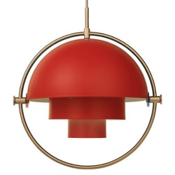 Подвесной светильник Louis Weisdorff Gubi Multi-lite Pendant Red