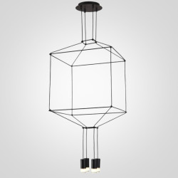 Подвесной светильник Via Wireflow Chandelier 0311 LED Suspension lam