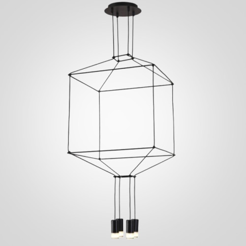 Подвесной светильник Via Wireflow Chandelier 0311 LED Suspension lam