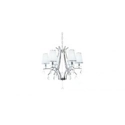 Подвесная люстра Glamour LDP 66247-6 WT+CHR