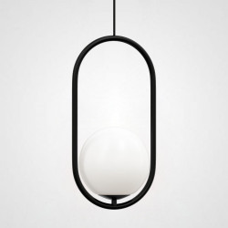 Подвесной светильник Matthew McCormick hoop 40 Black MILA Pendant