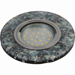 Встраиваемый светильник со светодиодной подсветкой Luciole DLS-L103 GU5.3 CHROME/BLACK