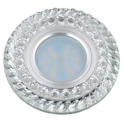 Встраиваемый светильник со светодиодной подсветкой Luciole DLS-L132 GU5.3 CHROME/CLEAR