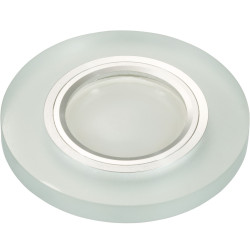 Встраиваемый светильник со светодиодной подсветкой Luciole DLS-L112 GU5.3 CHROME/MATT CLEAR