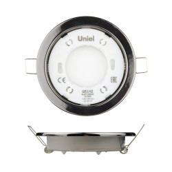 Встраиваемый светильник GX53/H2 BLACK CHROME 10 PROM