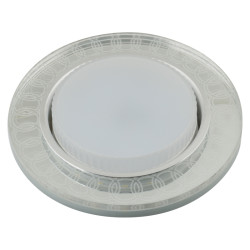 Встраиваемый светильник со светодиодной подсветкой Luciole DLS-L157 GX53 GLASSY/CLEAR 3D
