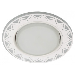 Встраиваемый светильник с LED подсветкой DK LD27 WH/WH