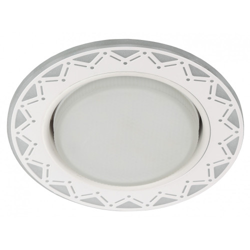 Встраиваемый светильник с LED подсветкой DK LD27 WH/WH