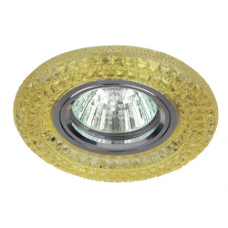Встраиваемый светильник с LED подсветкой DK LD3 YL/WH