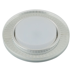 Встраиваемый светильник со светодиодной подсветкой Luciole DLS-L155 GX53 GLASSY/CLEAR 3D