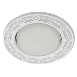Встраиваемый светильник с LED подсветкой DK LD28 WH/WH