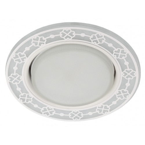 Встраиваемый светильник с LED подсветкой DK LD28 WH/WH