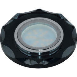Встраиваемый светильник Peonia DLS-P105 GU5.3 CHROME/BLACK