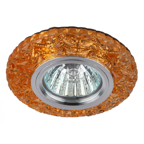 Встраиваемый светильник с LED подсветкой DK LD4 TEA/WH
