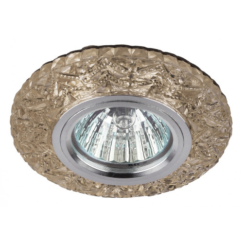 Встраиваемый светильник с LED подсветкой DK LD4 CHP/WH