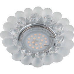 Встраиваемый светильник Peonia DLS-P120 GU5.3 CHROME/CLEAR