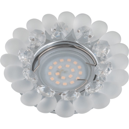 Встраиваемый светильник Peonia DLS-P120 GU5.3 CHROME/CLEAR