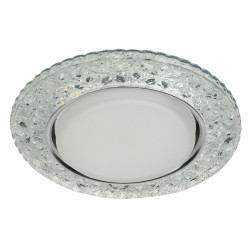 Встраиваемый светильник с LED подсветкой DK LD25 SL/WH