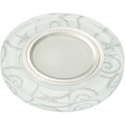 Встраиваемый светильник со светодиодной подсветкой Luciole DLS-L202 GU5.3 CHROME/WHITE