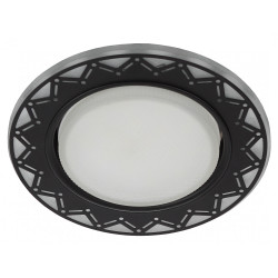 Встраиваемый светильник с LED подсветкой DK LD27 WH/BK