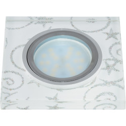 Встраиваемый светильник Peonia DLS-P203 GU5.3 CHROME/WHITE