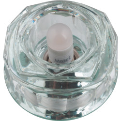 Встраиваемый светильник со светодиодной подсветкой Luciole DLS-L119 G9 GLASSY/CLEAR/RGB