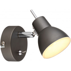 Спот Renata 6158-701 светодиодный GR LED 1х 4 Вт 3200К поворотный с выключателем