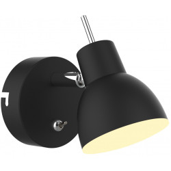 Спот Renata 6158-703 светодиодный BK LED 1 х 4 Вт 3200К поворотный с выключателем