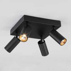 Спот потолочный светодиодный Fleur 20066/4 LED черный/золото